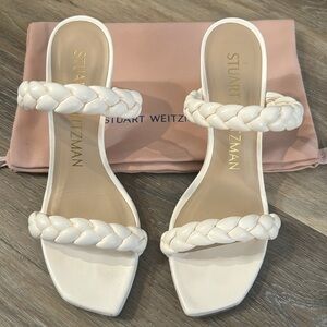 Stuart Weitzman BRAIDA ALEENA 75 BLOCK SANDAL